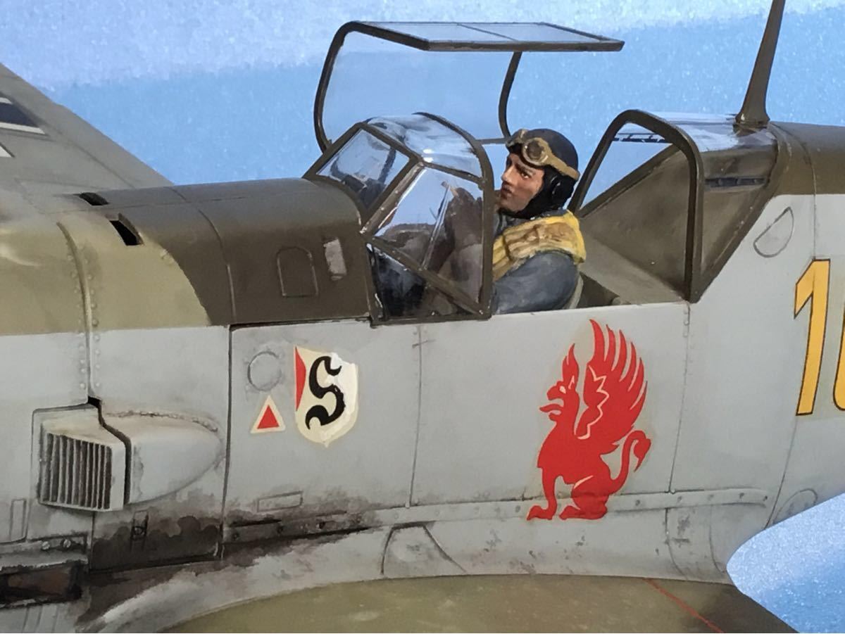 50才若返るプラモデルbf109E-3 AirFix 1/24 レアキット完成品