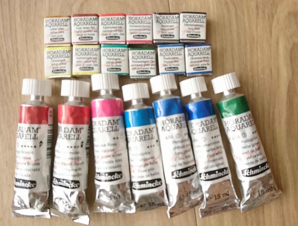格安saleスタート】 チューブ 透明水彩 絵の具 シュミンケ - 絵具、顔料