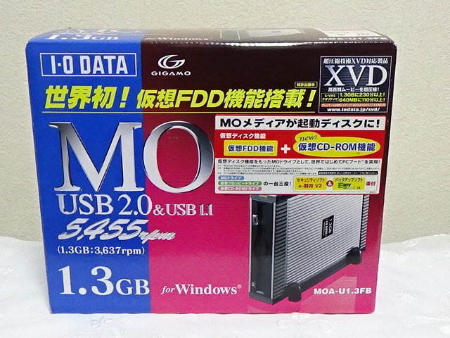 Yahoo!オークション - 新品未使用 IO DATA MOA-U1.3FB 仮想CD Yahoo!オークション - 新品未使用 IO DATA MOA-U1.3FB 仮想CD