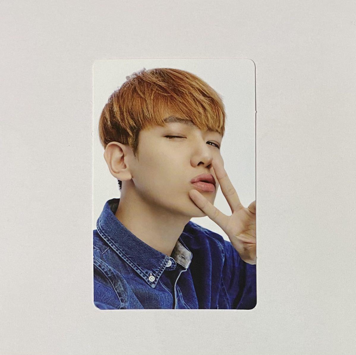 EXO ベッキョン BAEKHYUN CARD ElyXiOn GO LET'S LIMITED PHOTO ブランド割引セール EXO The Elyxion ベッキョントレカセット K-POP/アジア