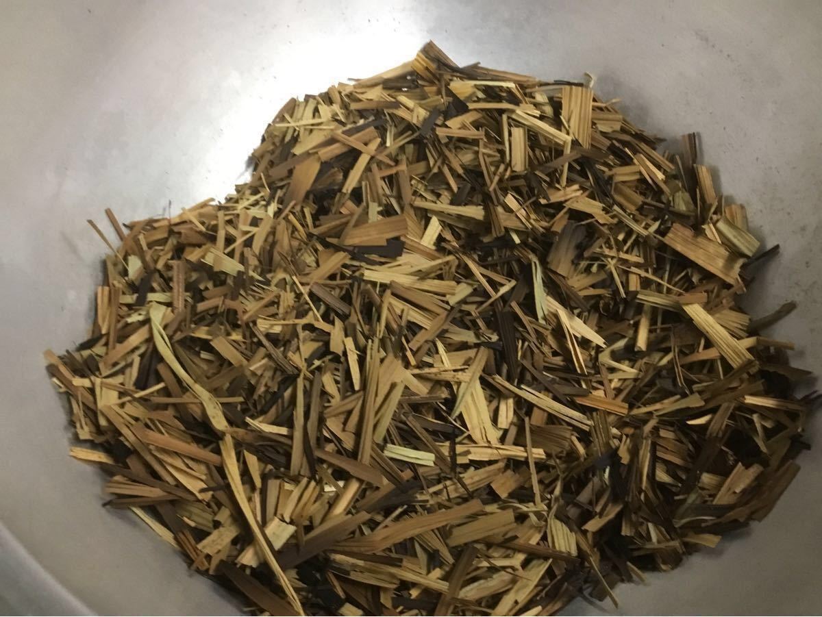 八ヶ岳育ちの無農薬化学肥料不使用マコモほうじ茶特用茶葉2個セット