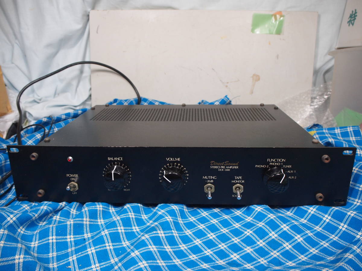 ニホン サーキット デザイン DCプリアンプ DCR-3300 完動品【3 ニホン サーキット デザイン DCプリアンプ DCR-3300 完動品【3