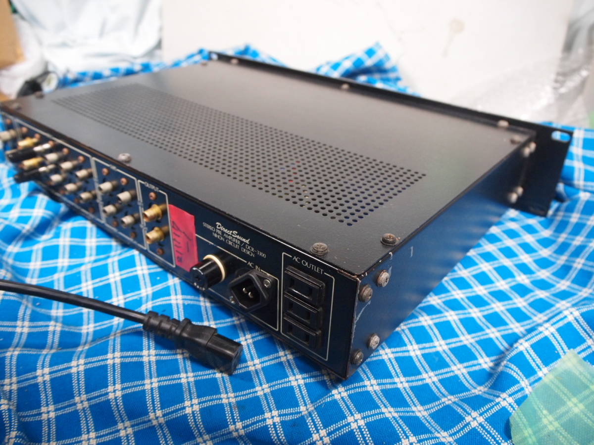 ニホン サーキット デザイン DCプリアンプ DCR-3300 完動品【3 ニホン サーキット デザイン DCプリアンプ DCR-3300 完動品【3