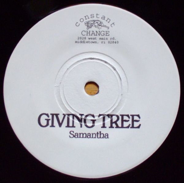 GIVING TREE - SAMANTHA - 7” SINGLE（ROPE A DOPE）1992年 ★★ エモコア / EMO / 108_画像4