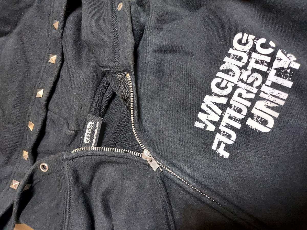WAGDUG スタッズ パーカー 黒 LL KYONO THE MAD CAPSULE MARKETS