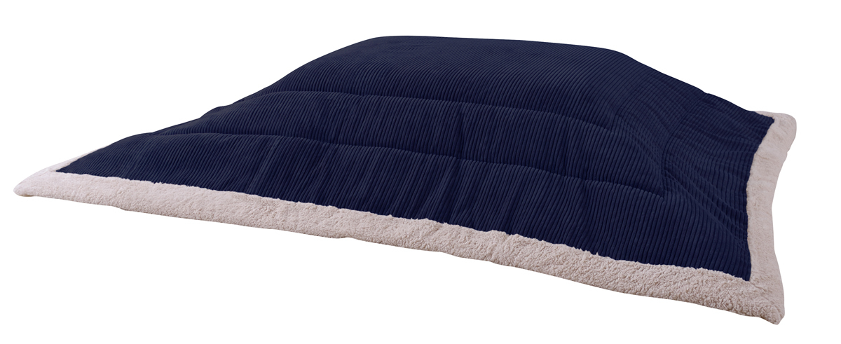  kotatsu futon rectangle navy 190×230 centimeter sheep boa light .. quilt kotatsu futon * tabletop size 120×80 correspondence stylish KK-142NV