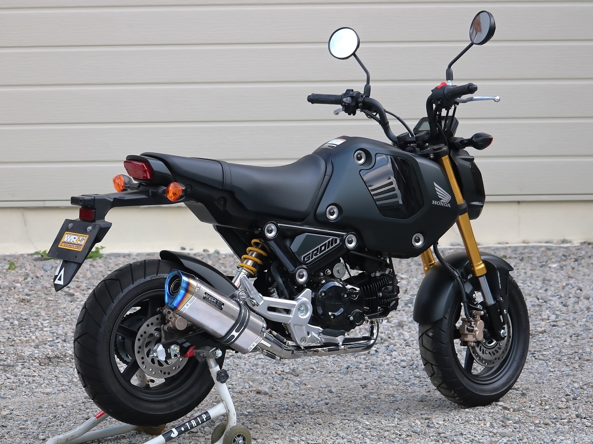 新品 WR'S 2021~ グロム (2BJ-JC92) SS-OVALフルエキゾースト