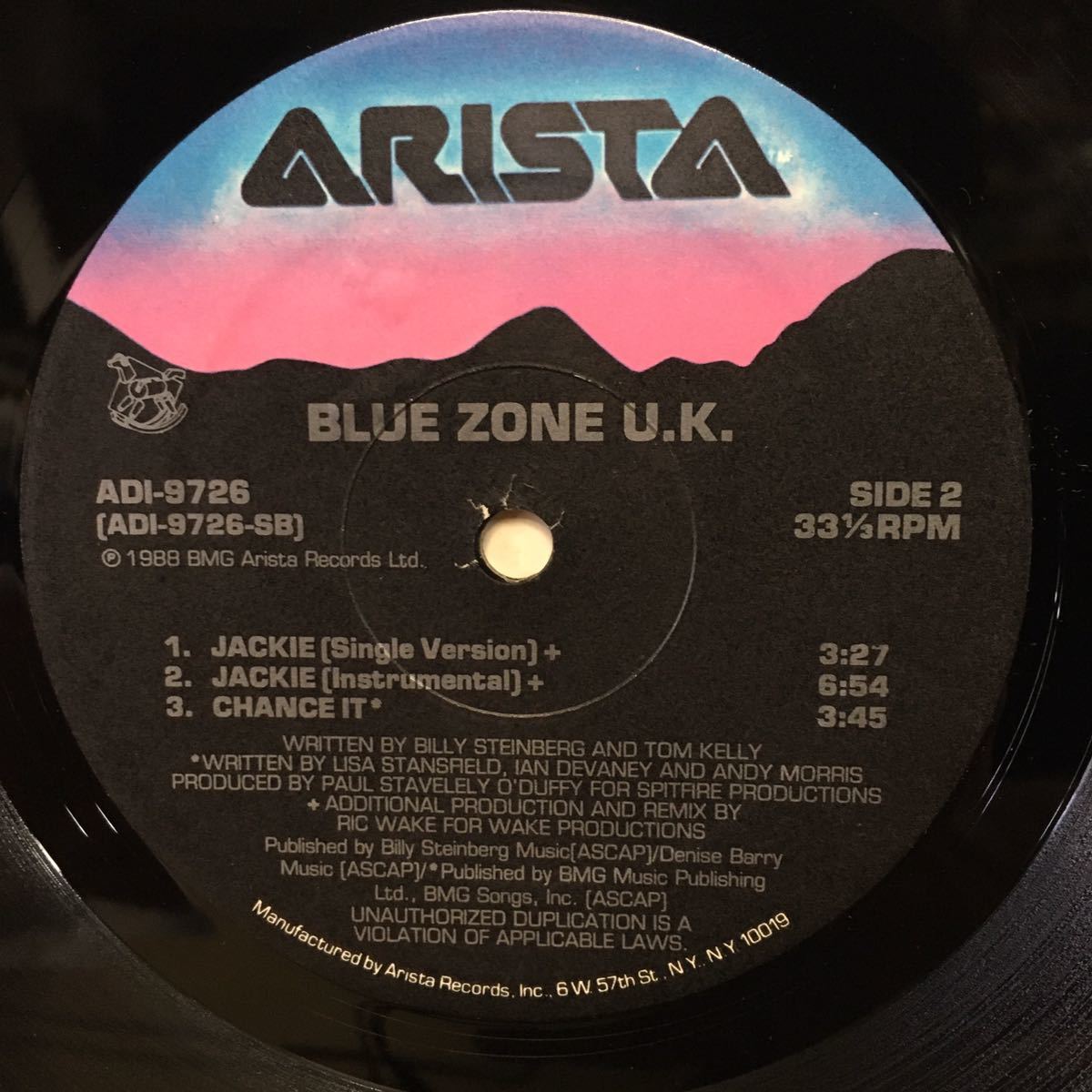 12' BLUE ZONE U.K. / JACKIE ※ LISA STANSFIELDの画像4