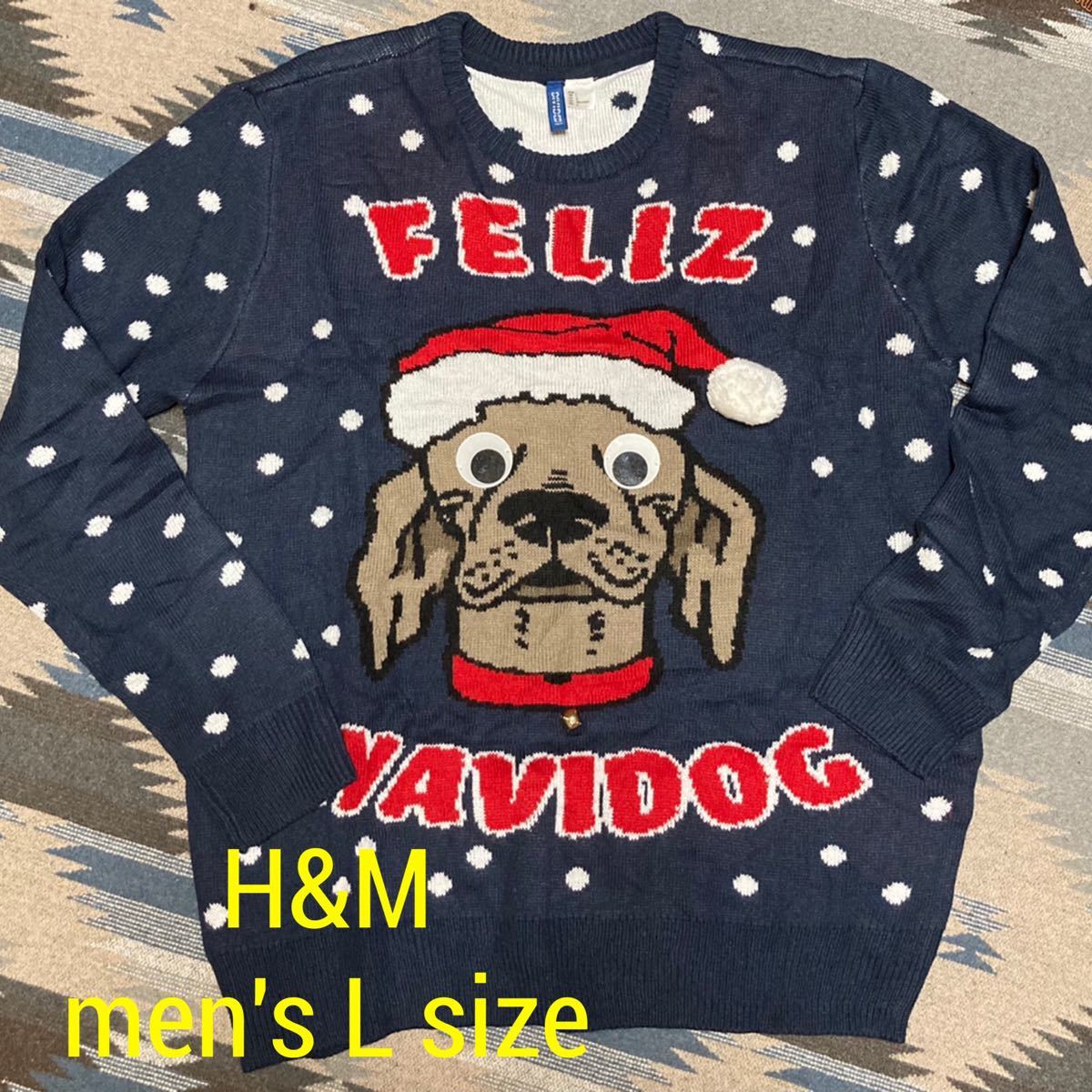 Paypayフリマ H M アグリーニット L クリスマスニット Paypayフリマ H M アグリーニット L クリスマスニット
