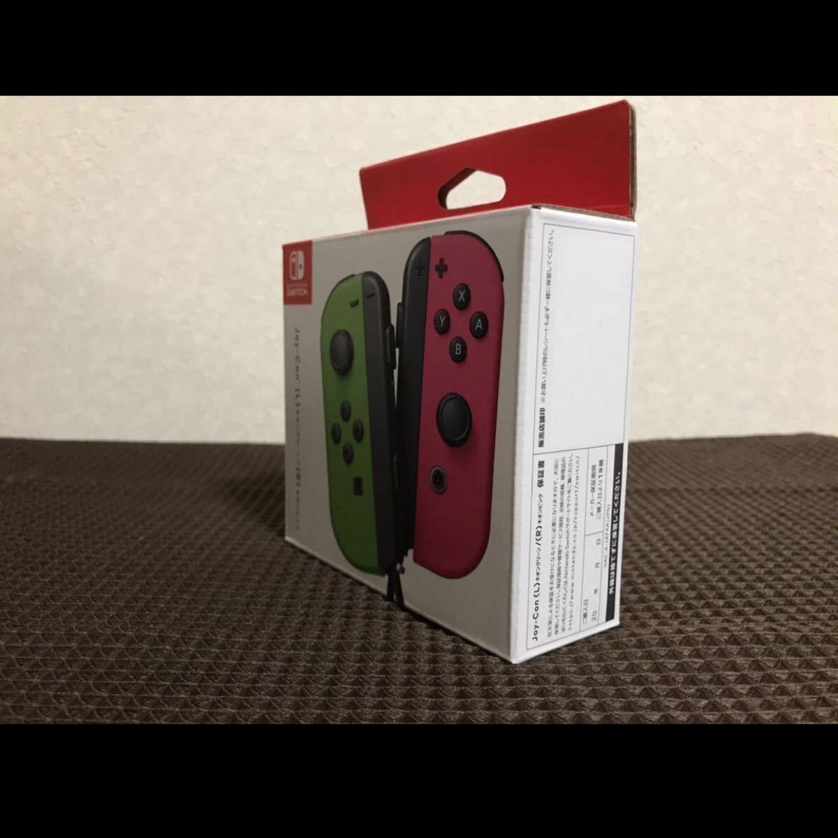 【新品未使用/即日発送】 Nintendo Switch Joy-Con ジョイコン ネオングリーン(L)／ネオンピンク(R) 