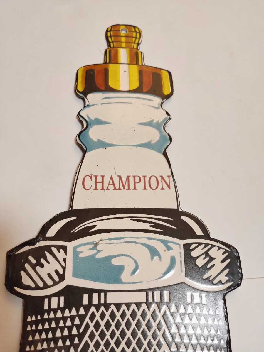 ビンテージ チャンピオン Champion 看板 アメリカ US 世田谷ベース 10 ビンテージ チャンピオン Champion 看板 アメリカ US 世田谷ベース 10