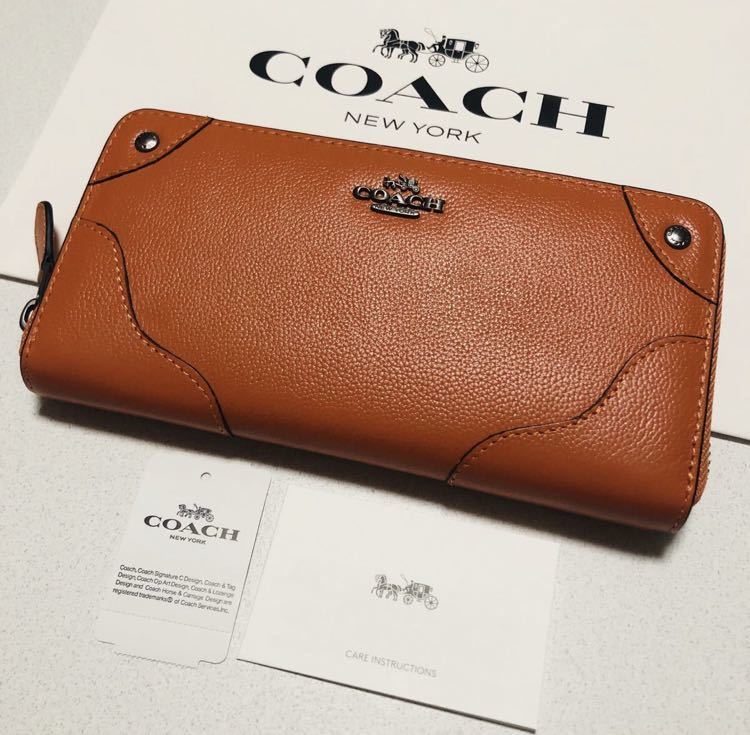 新品未使用品☆コーチ ミッキーグレーンレザー 長財布 F52645 新品未使用品☆コーチ ミッキーグレーンレザー 長財布 F52645