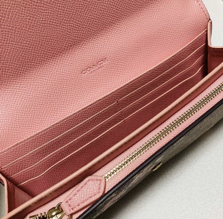 ☆COACH コーチ 長財布 花柄 F29395 フローラルプリント シグネチャー スリムエンベロープ カーキ 二つ折り財布☆ 新品 コーチ フローラルプリント スリム エンベロープ 長財布 ブラック