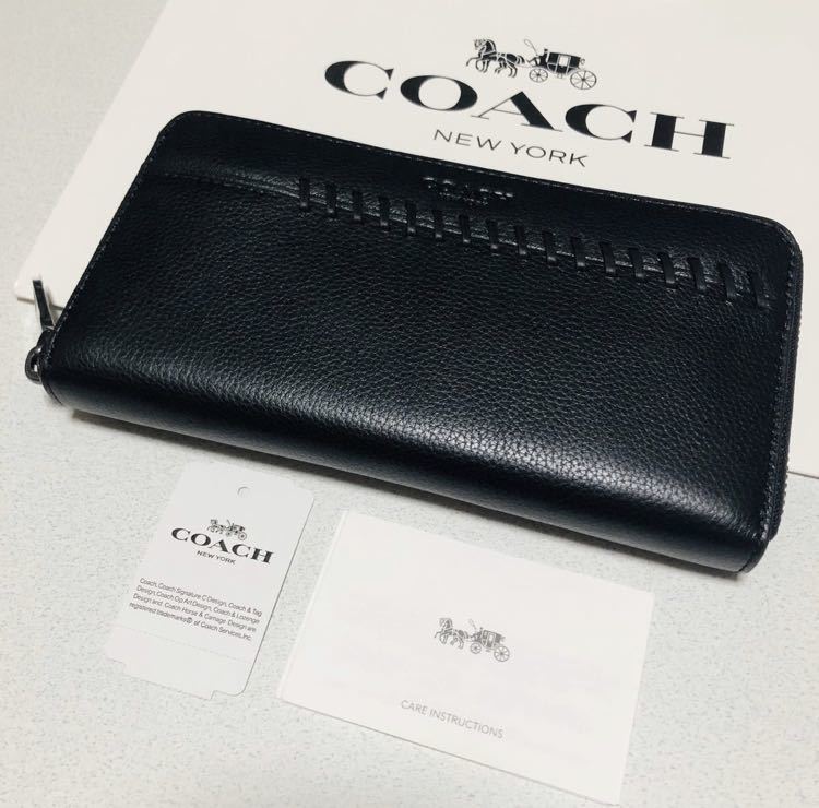 モデル着用＆注目アイテム 新品未使用 COACH コーチ長財布 ベース