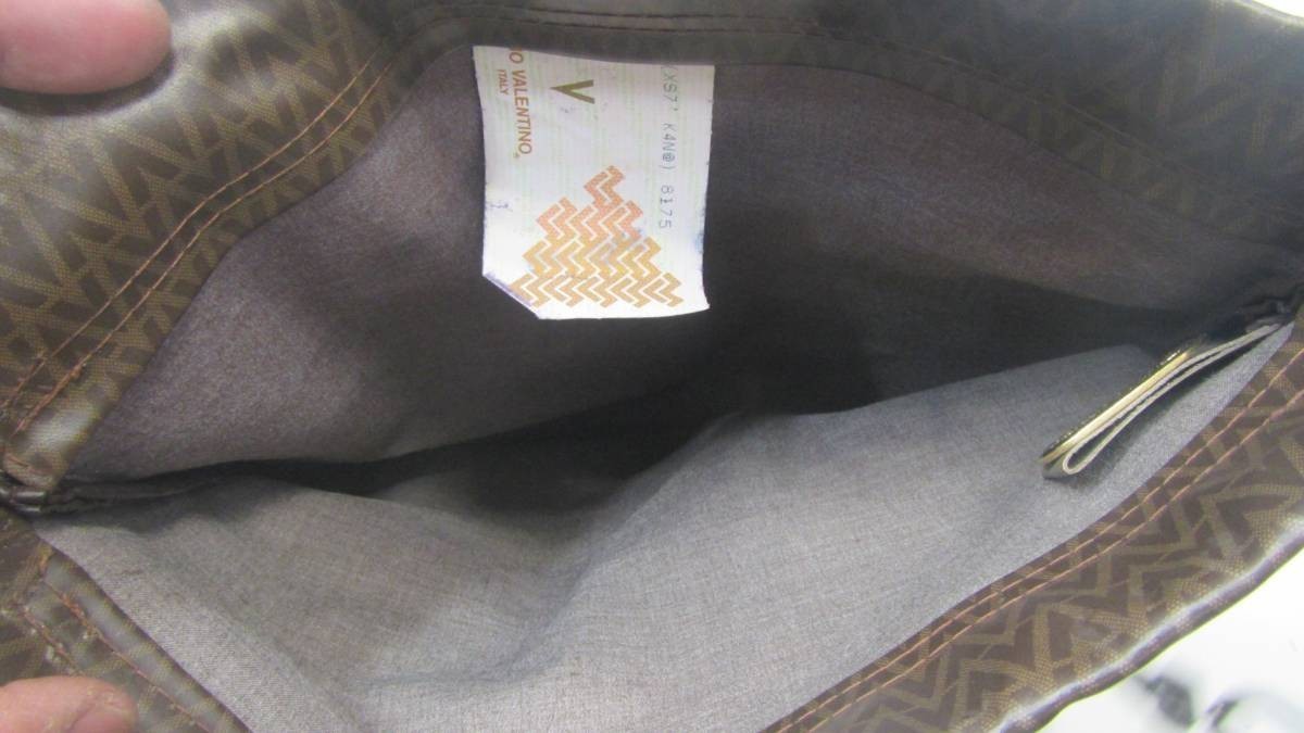 MARIO VALENTINO/ Mario Valentino * pouch * light brown group * free shipping *