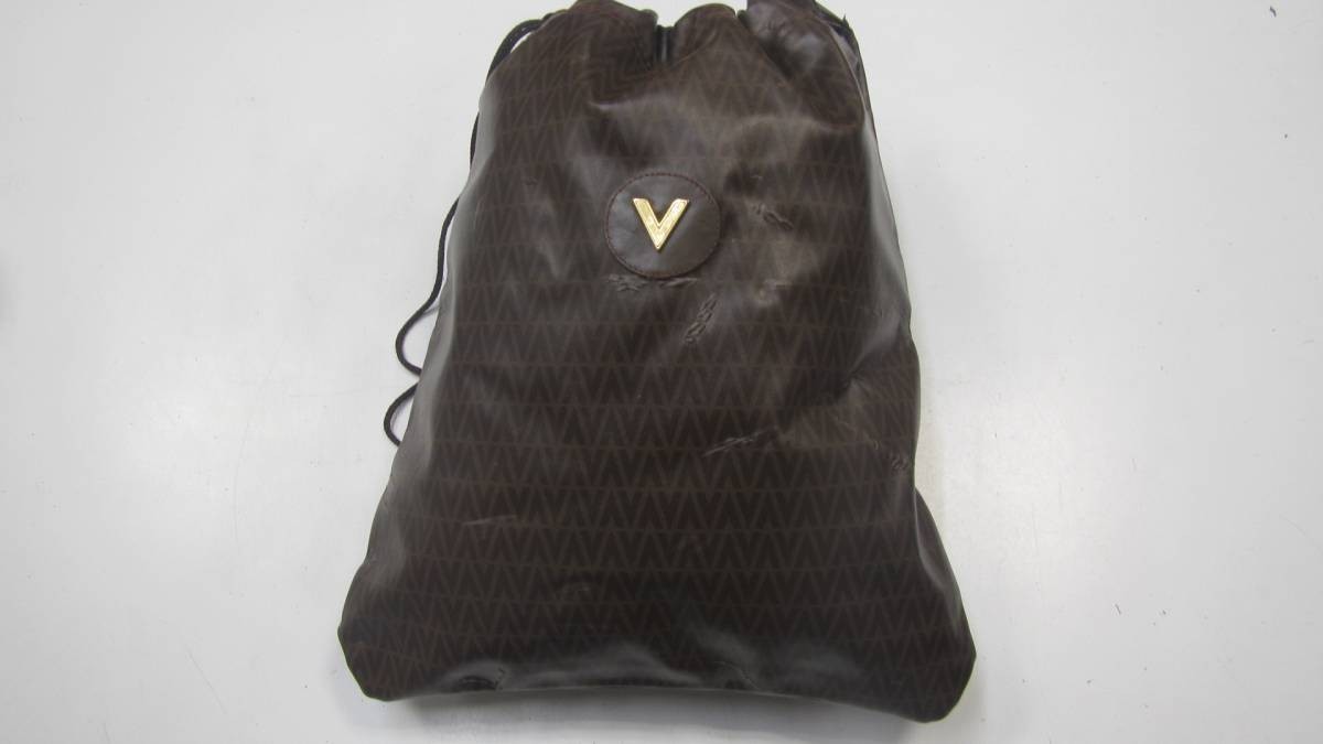 MARIO VALENTINO/ Mario Valentino * pouch * light brown group * free shipping *