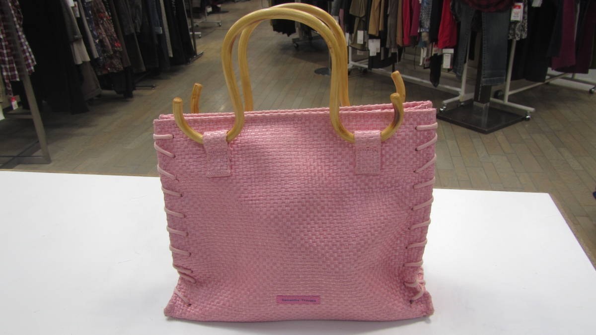サマンサタバサ 素敵でユニークな × ハンドバッグ ピンク バッグ １着でも送料無料