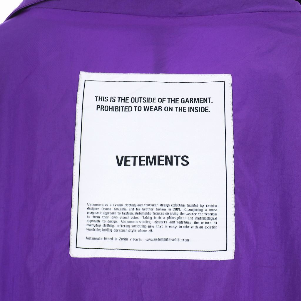ヴェトモン ベトモン VETEMENTS 18AW Angel Tracksuit Jacket