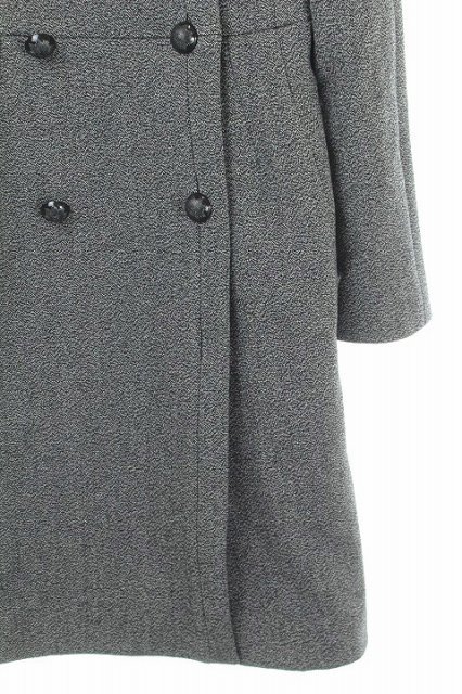 クロエ CHLOE コート ステンカラー ロング ダブル 38 グレー /AO ■OS ▲H レディース 3