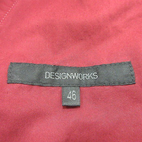 デザインワークス DESIGNWORKS テーパードパンツ カラーデニム 46 赤 ワインレッド /MN メンズ_画像5