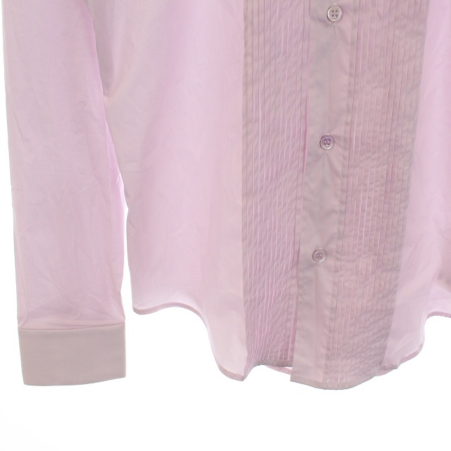 日本直売 ディオールオム Dior HOMME 06AW シャツ 長袖 エディ期 タキシードシャツ ドレスシャツ ハンガー付き 38 M 薄紫 /NM メンズ
