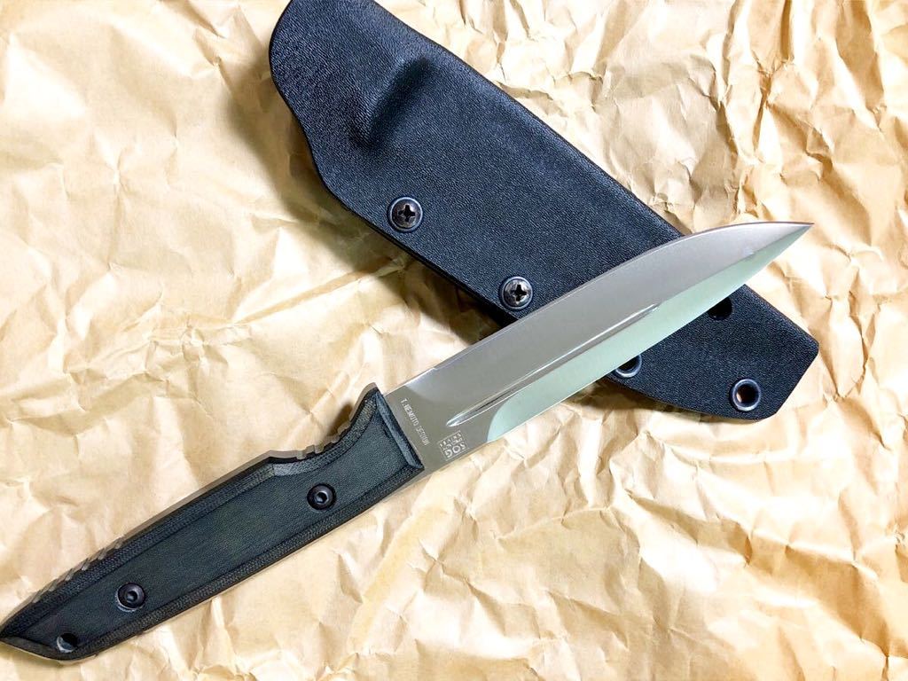 NEMOTO KNIVES SOG コラボ ネモト カスタム ナイフ　根本 日本製 ソグ シースナイフ