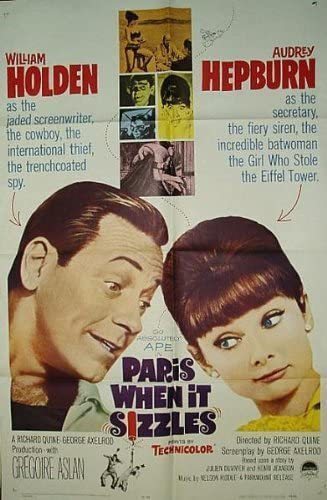 『パリで一緒に』アメリカ版劇場オリジナルポスター/オードリー・ヘップバーン、ウィリアム・ホールデン