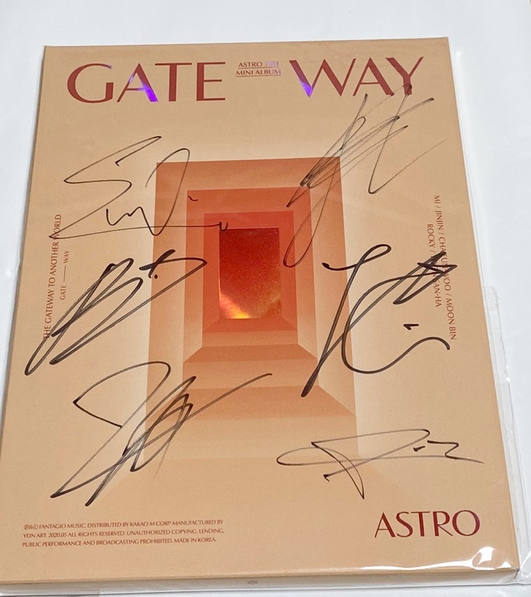超特価SALE開催! ASTRO GATE WAY 全員直筆サイン K-POP/アジア