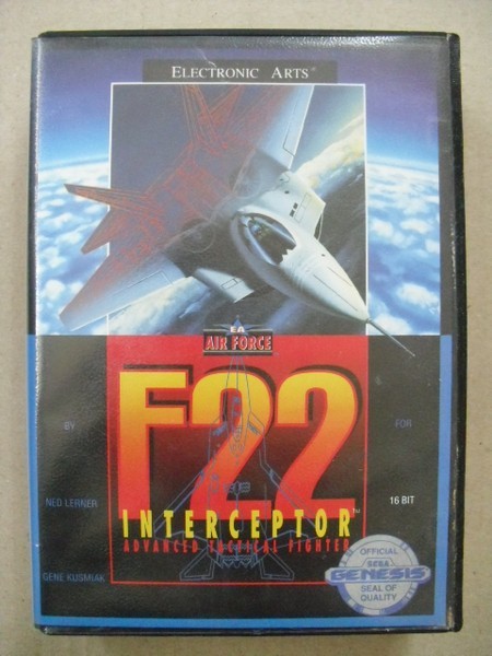 MD GENESIS F-22 INTERCEPTOR 北米版 箱説ありの画像1