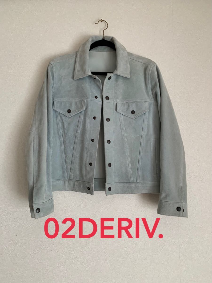美品】02DERIV. ツーディライヴ スウェードジャケット