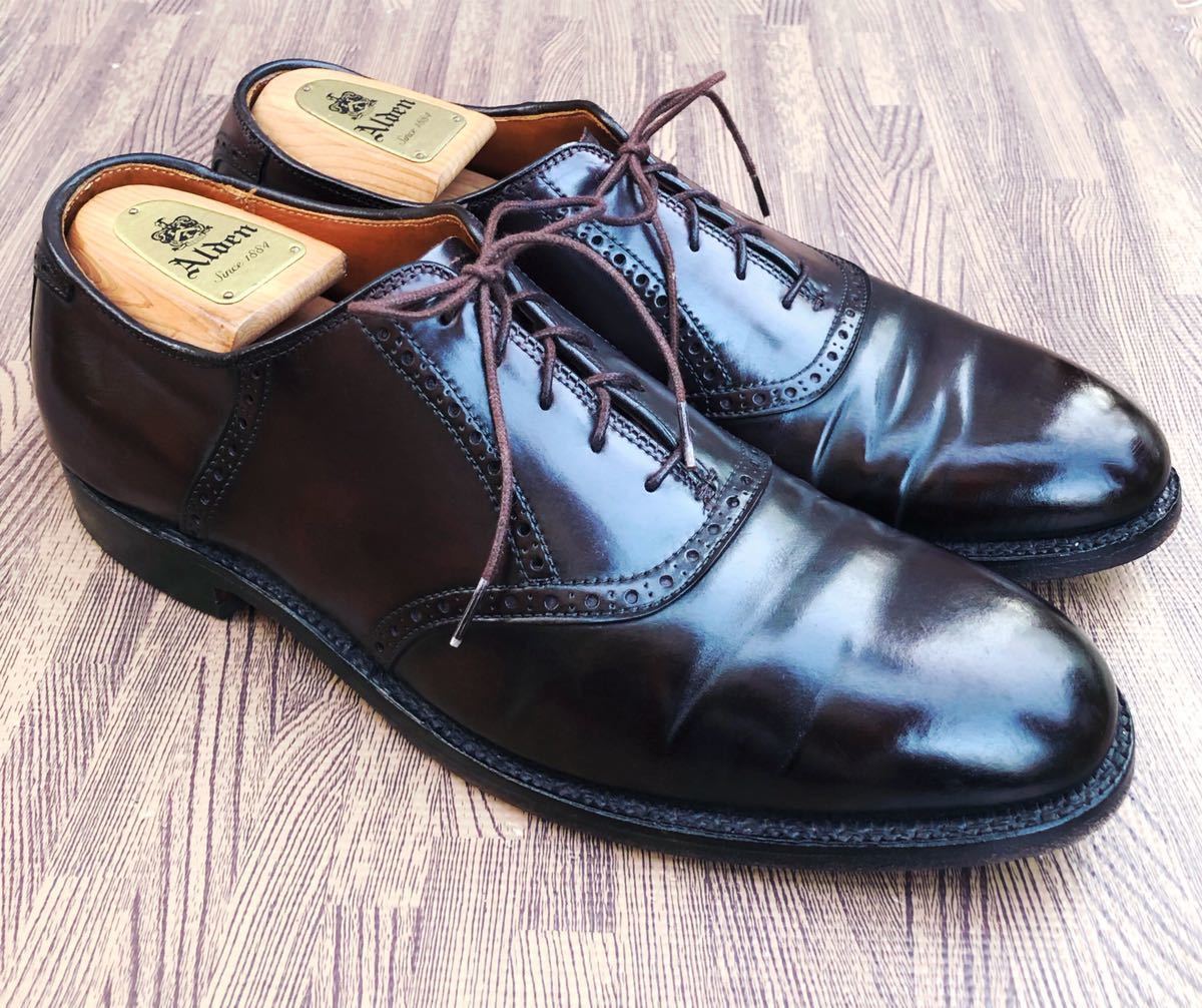 最大84%オフ! Alden 994 コードバン サドルシューズ size 10.5 D