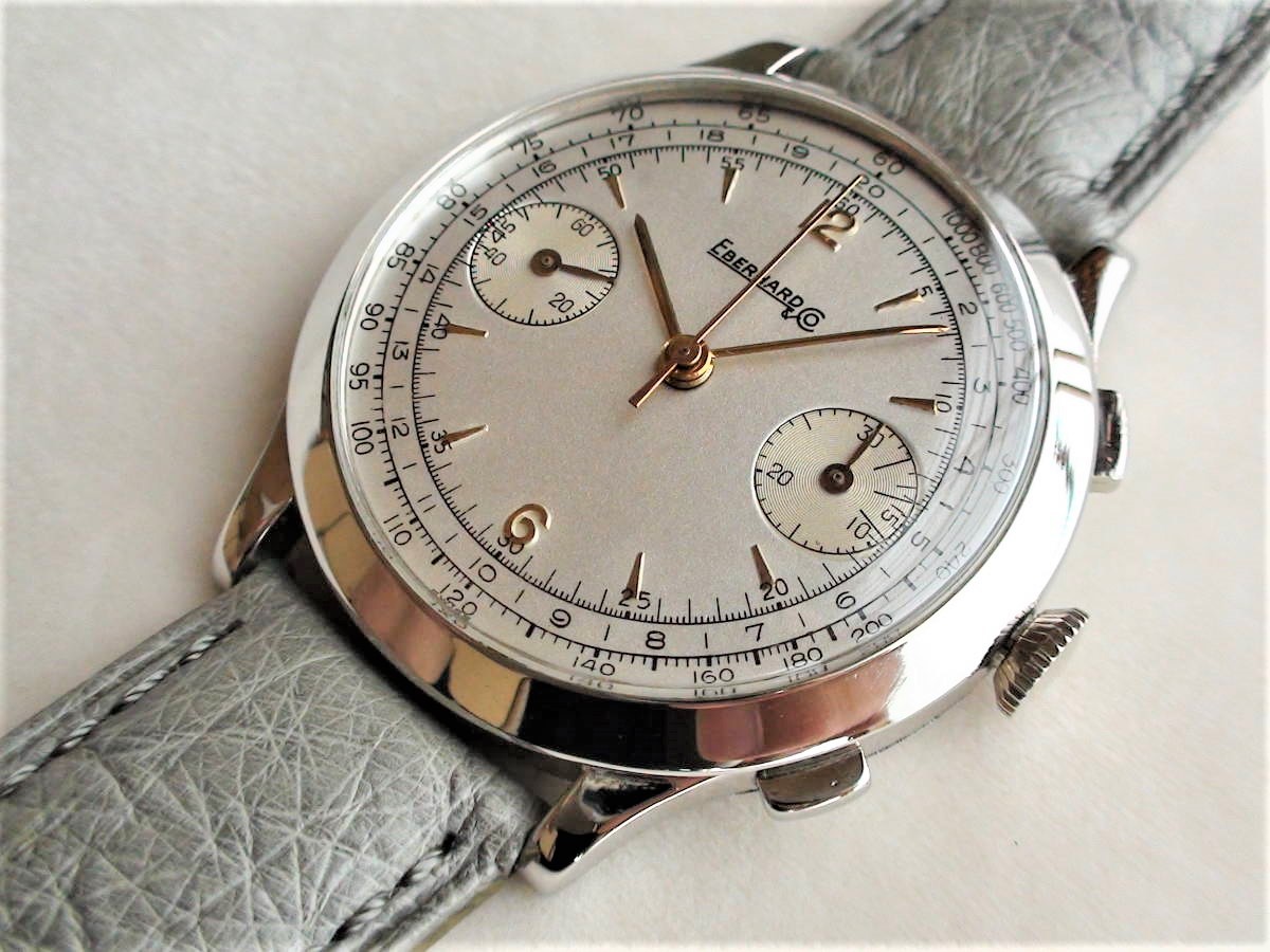 1930~40 period EBERHARD chronograph ultimate beautiful goods 