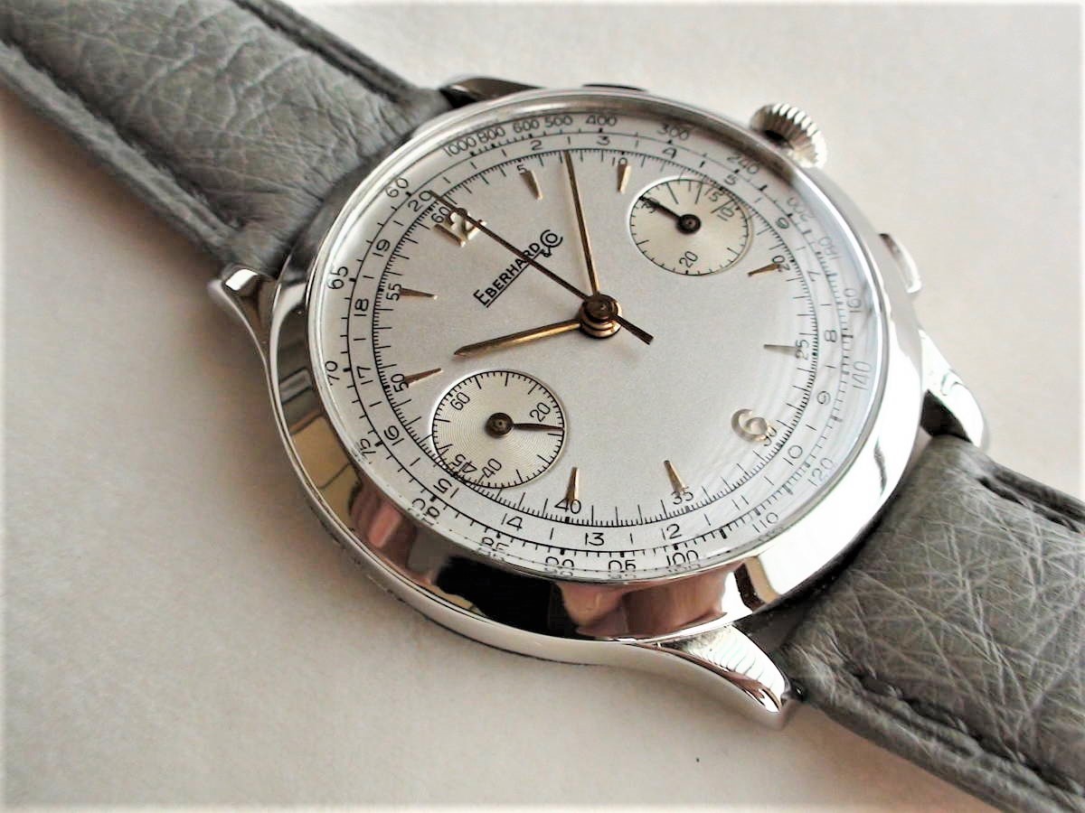1930~40 period EBERHARD chronograph ultimate beautiful goods 