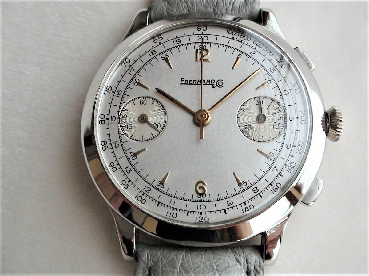 1930~40 period EBERHARD chronograph ultimate beautiful goods 