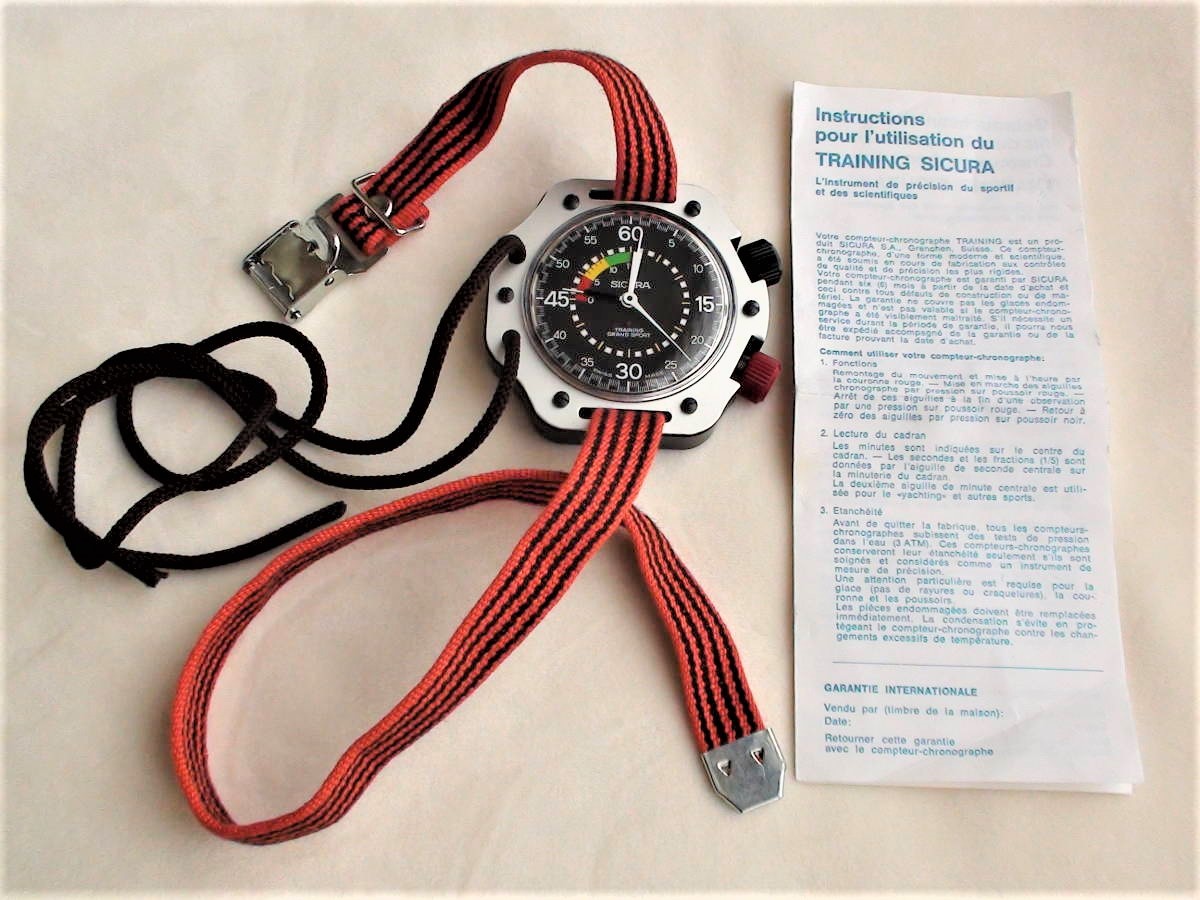 格安新品 16320円 1960~70年代 SICURA STOPWATCH 手巻き デッド 手巻き