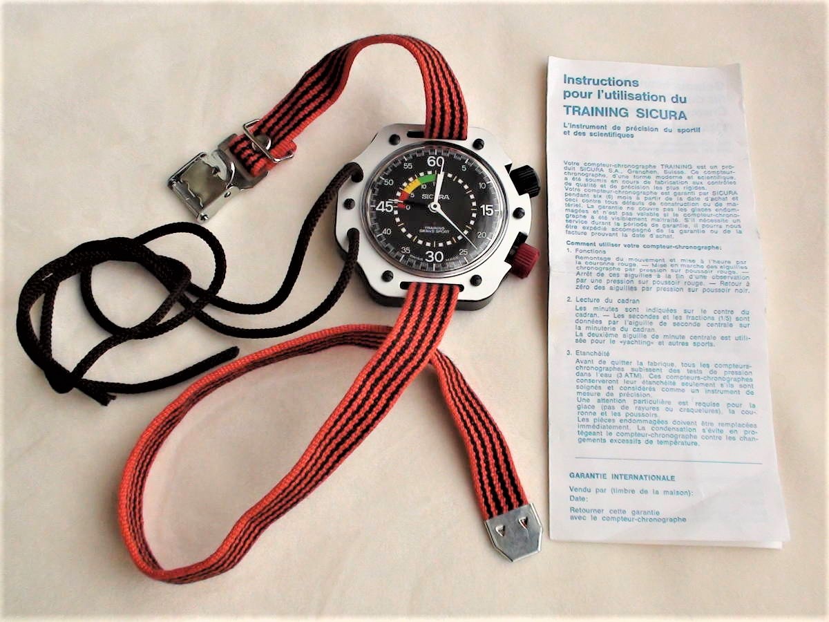 1960~70 годы SICURA STOPWATCH механический завод неиспользуемый товар товар превосходный товар 