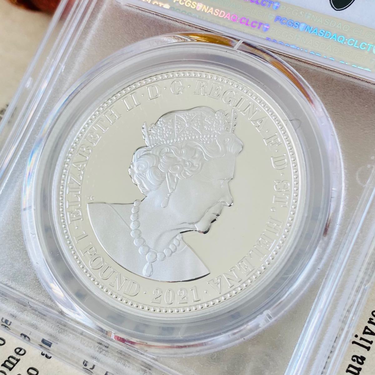 ☆PCGS☆2021 スリーグレイセス PF69 DCAM St. ヘレナ | alfasaac.com