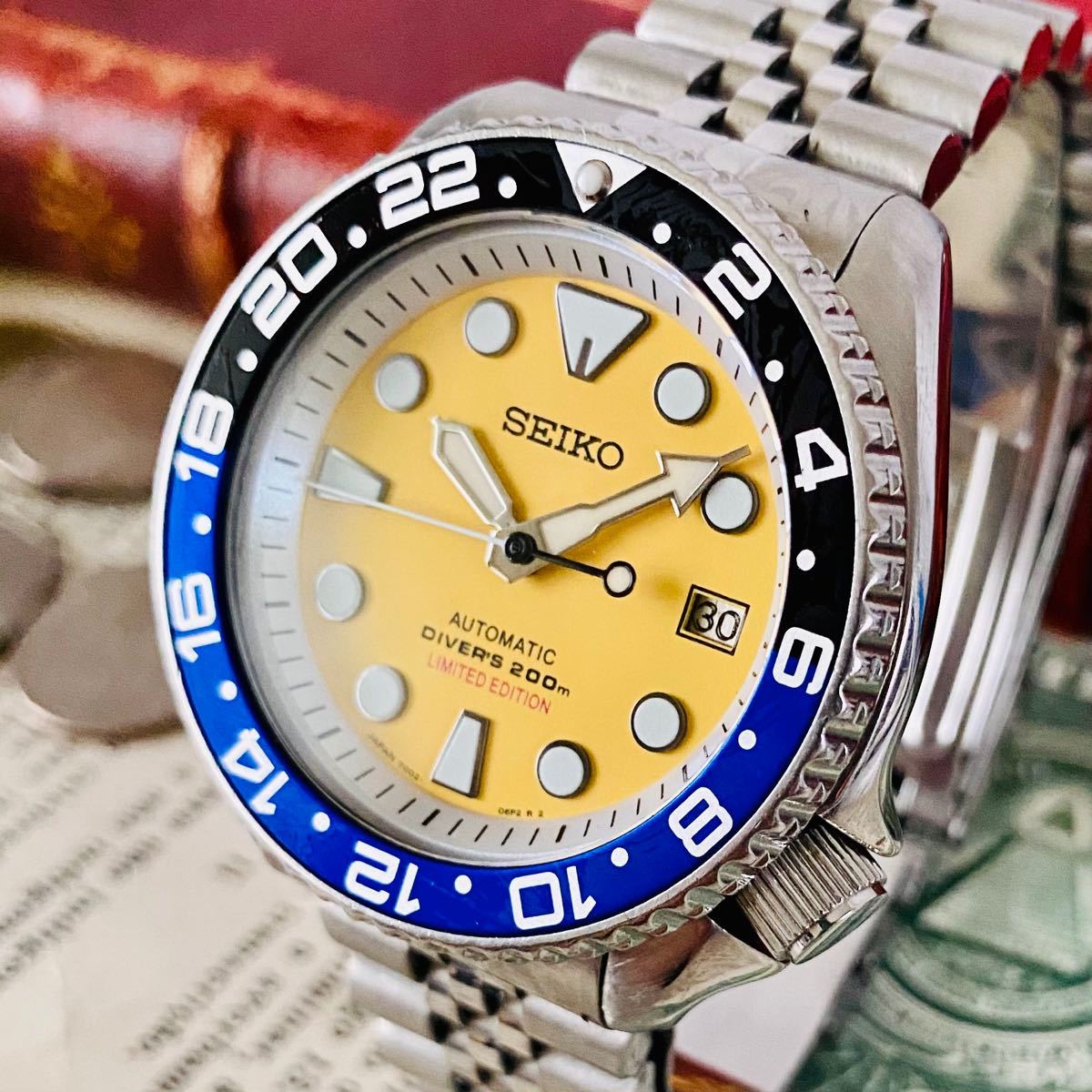 最大12%OFFクーポン【高級時計 セイコー】seiko ダイバーズ 7002-7001 93年 GMT mod 腕時計 腕時計、アクセサリー  ファッション￥22,019-www.firefreeze.com