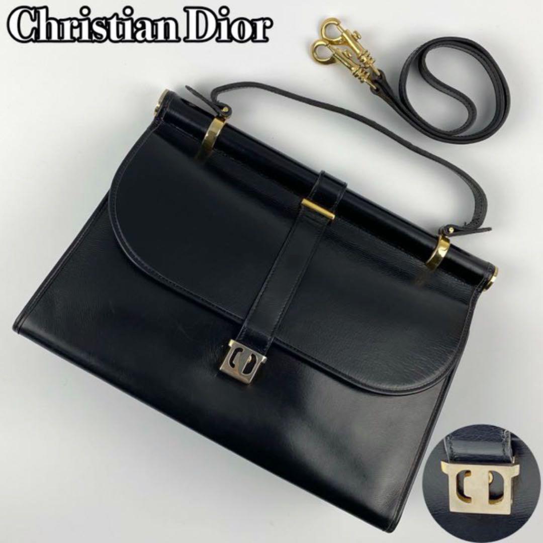 美品】Christian Dior クリスチャン ディオール ハンドバッグ 2way CD