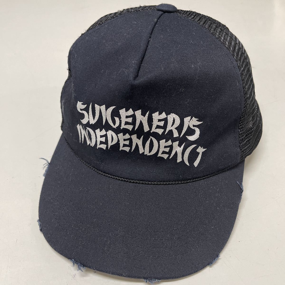 SUIGENERIS INDEPENDENT キャップ　帽子　CAP メッシュ　ブラック　黒_画像1