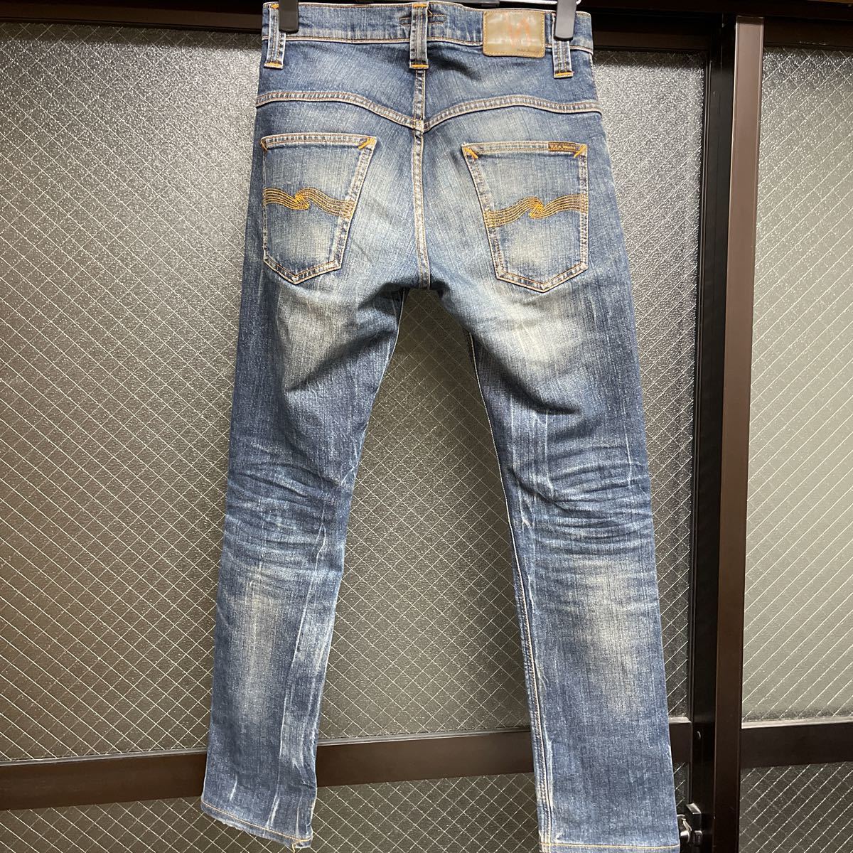 Nudie Jeans ヌーディージーンズ　ストレッチ　デニムパンツ　THIN FINN シン　フィン　29インチ　ボトム　メンズ　スリムフィット