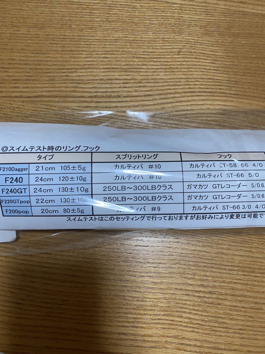 5425円 【新品未開封】車谷ルアー F210 Dagger アルミ ① 検 5425円 【新品未開封】車谷ルアー F210 Dagger アルミ ① 検