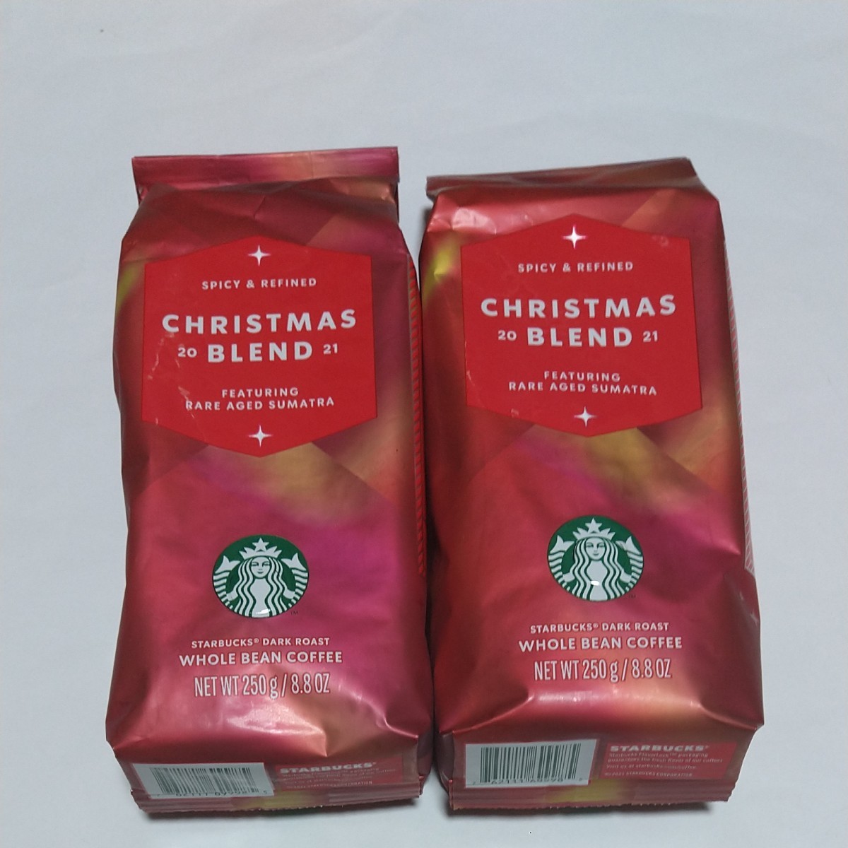 スターバックス  コーヒー豆  クリスマスブレンド  STARBUCKS  スタバ  ホリデー2021