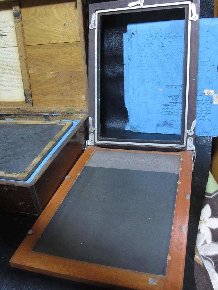 当時物 エジソン ミメオグラフ EDISON MIMEOGRAPH 謄写版 中古品(雑貨