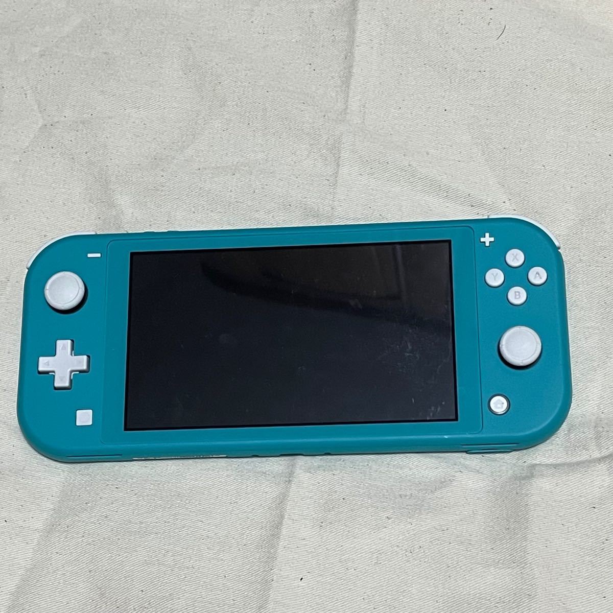 本物の Nintendo Switch ターコイズ 本体のみ 付属品無し lite - 携帯