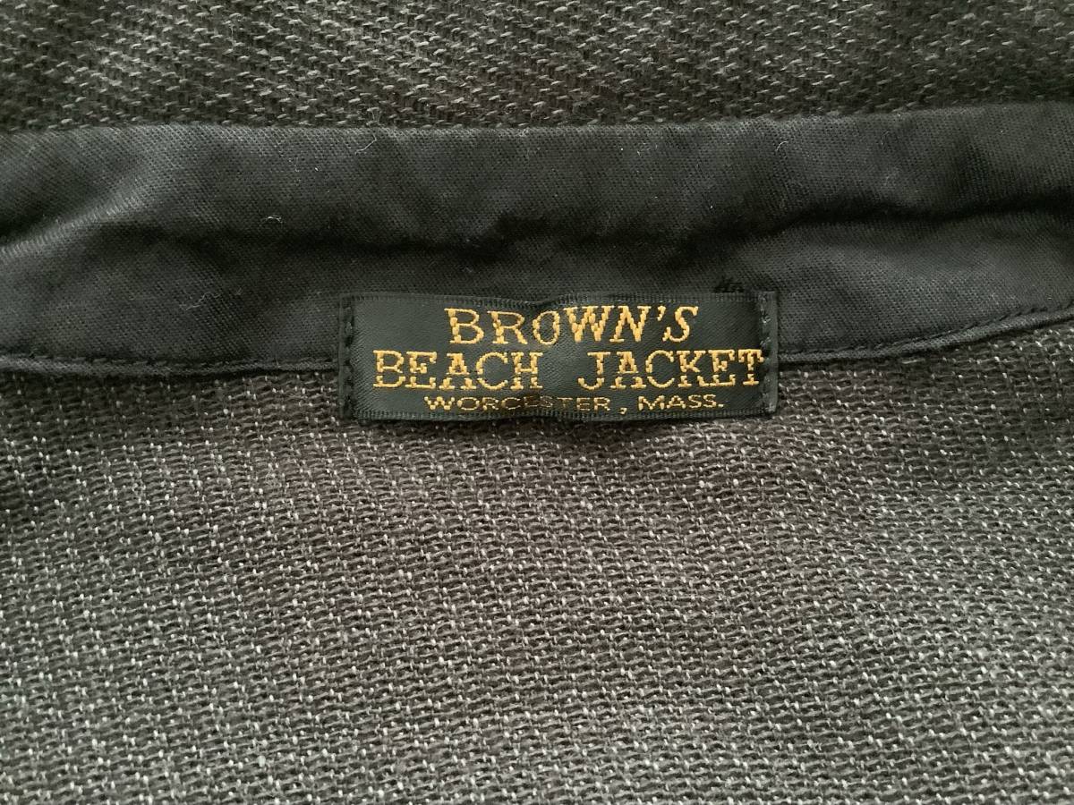 美品 フルカウント ブラウンズビーチ カバーオール ジャケット コート 日本製 36 S コットン