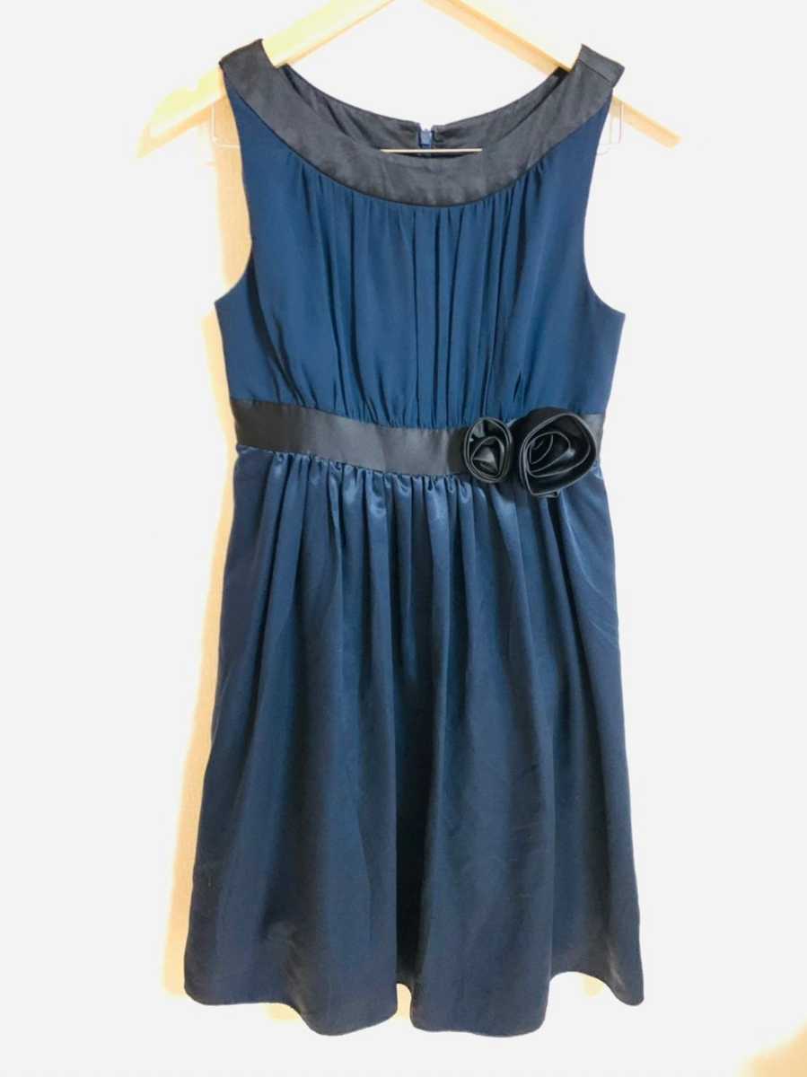 F3100bL*maxandcleo Max and k Leo * size 4 M rank One-piece dress One-piece formal navy × black lustre bai color 