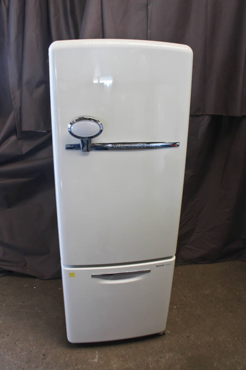 稀少美品 National Will FRIDGE mini レトロ調 2ドア冷蔵庫 NR-B16RA