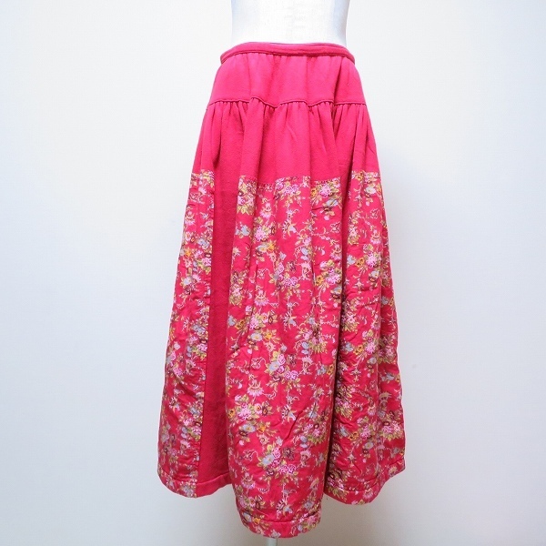 #apc ピンクハウス PINKHOUSE ランキング2022 スカート 赤 日本最大の 花柄 レディース 705106 スエット生地