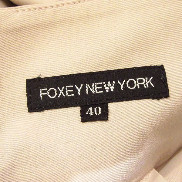 #anc フォクシーニューヨーク FOXEY NEW YORK スカート 40 ベージュ レディース [656627]_画像6